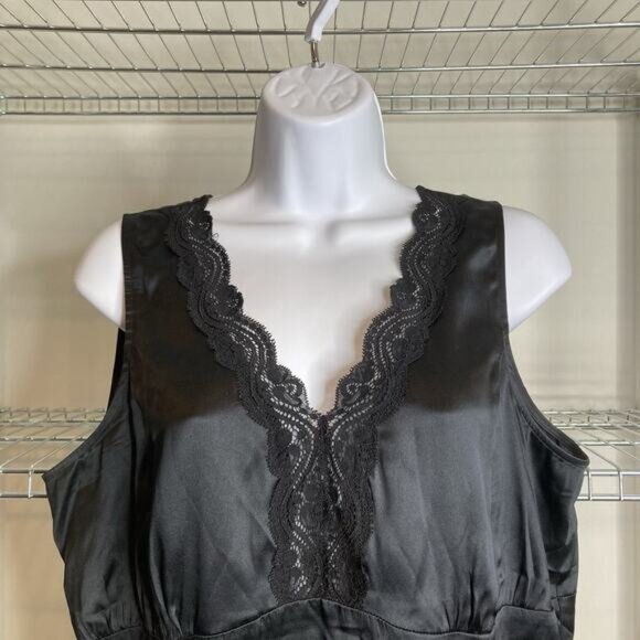 Shop Intuition by Jaye Hersh Women's Lace Silk Cami Top Size L Shell Delicate - Picture 7 of 10